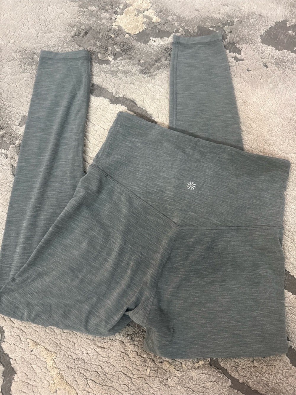 Athleta Ultra High Rise Elation 7/8 Tight Leggings Gray Green XS
